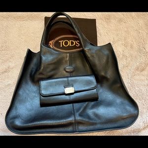 Authentic Tod’s handbag and wallet set